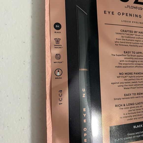 UZU by Flowfushi Eye Opening Liner Liquid Eyeliner Japan Yamato Takumi Brush NEW - Picture 7 of 7